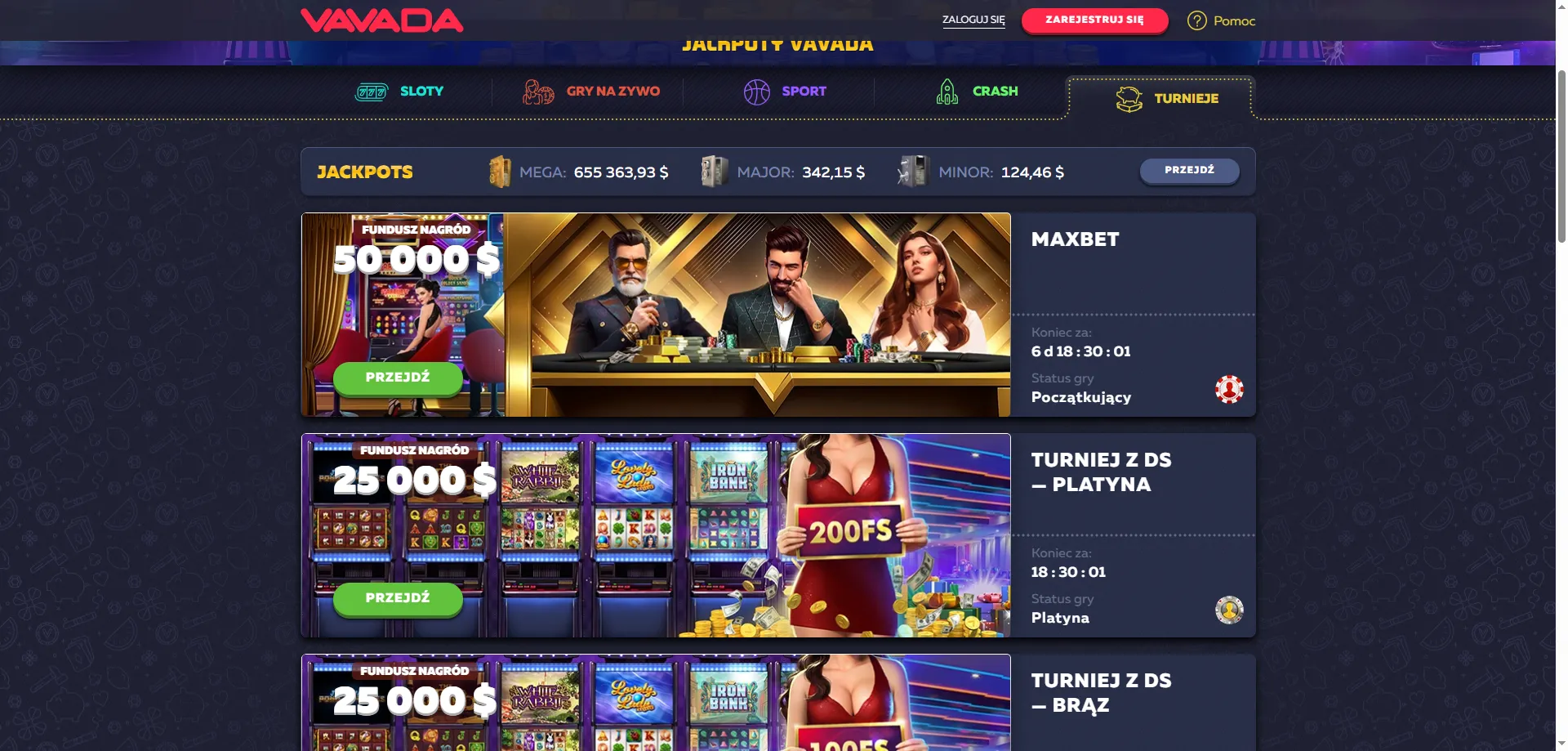 Bonus powitalny Vavada Casino – do 4300 zł i 100 darmowych spinów